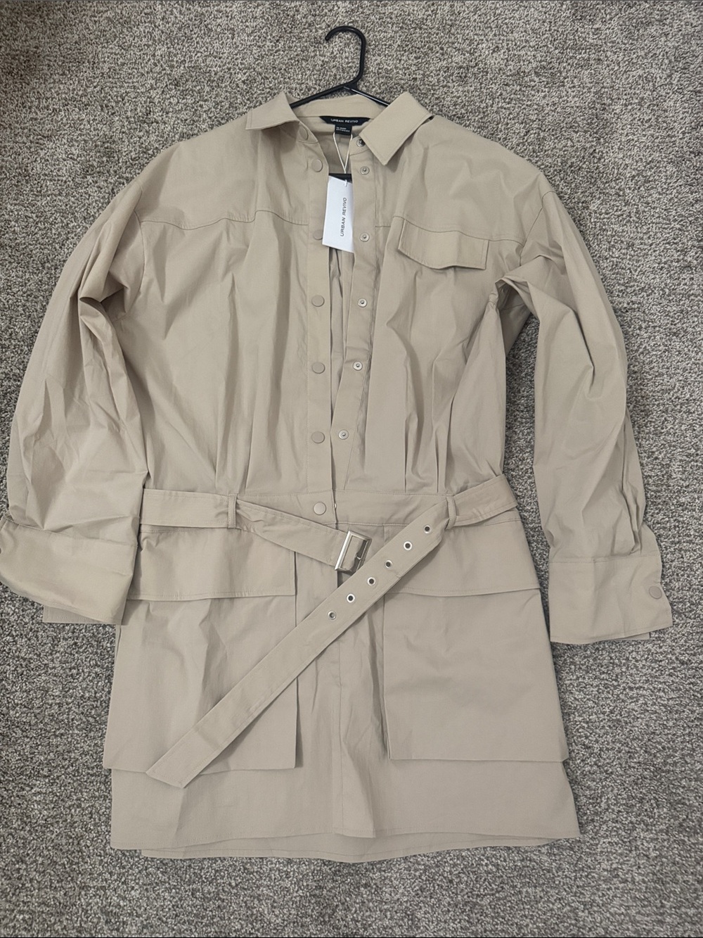 Urban Revivo Utility Belted Dress NWT